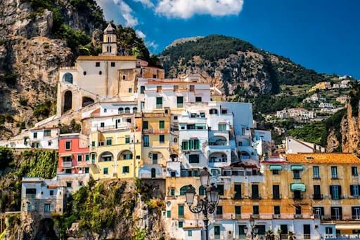 Amalfi Houses colourful