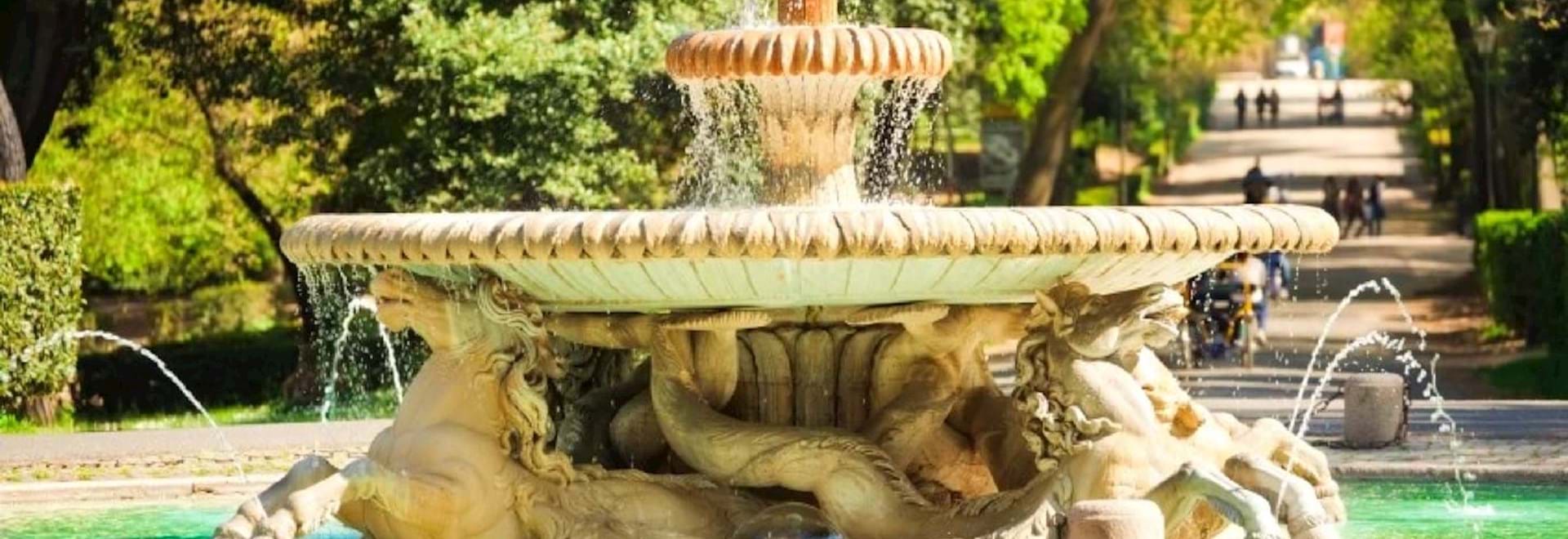 Fountain at the Villa Borghese Gardens