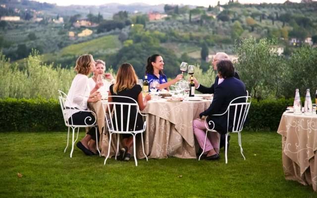 Florence Wine Tasting Tours with Four Course Dinner Dark Rome